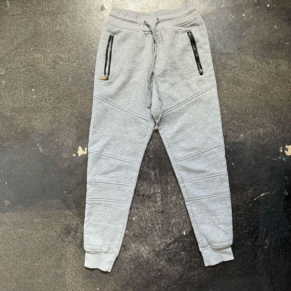 Akademiks Grey Joggers Small Logo Activewear Mens Size Small - Picture 1 of 16